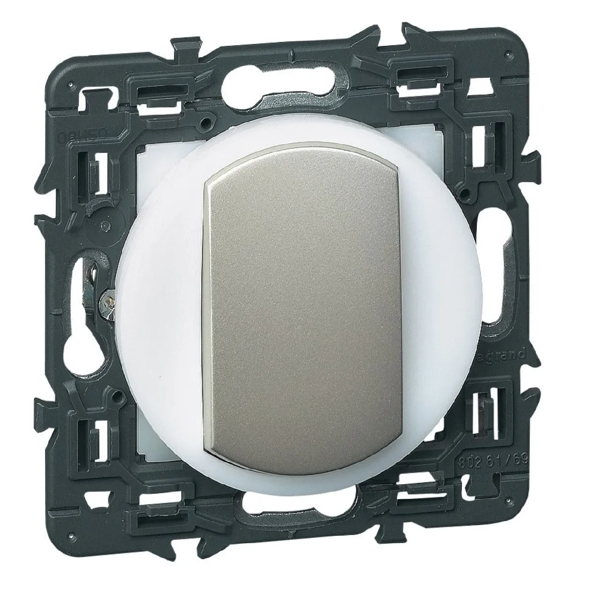 Legrand Céliane - Interrupteur 10A lumineux titane
