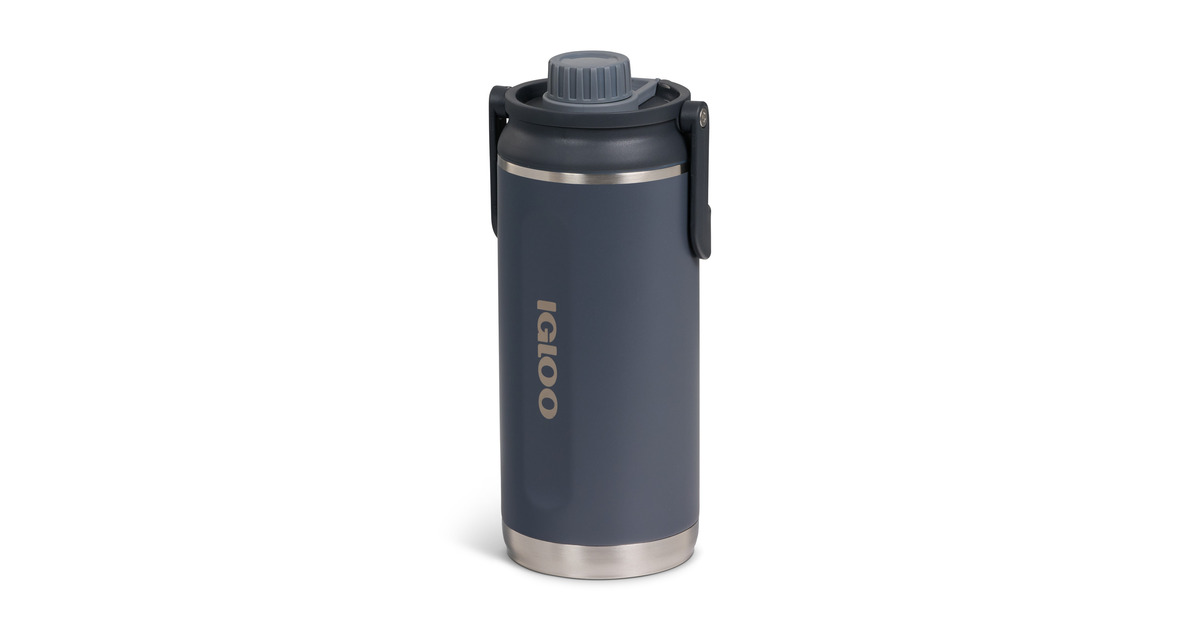 IglooTwist ‘n’ Chug Bottle 36 oz, 1,06 liter drinkfles  (Carbon)