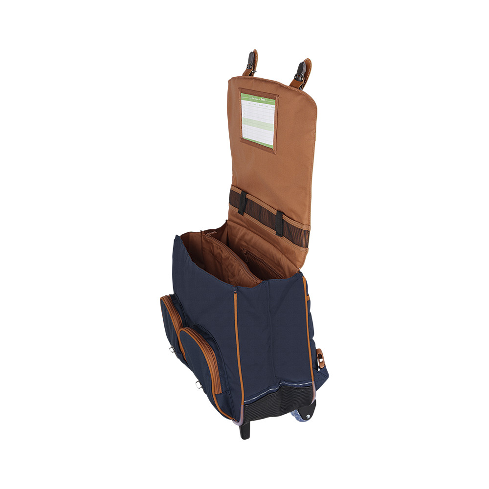 Cartable trolley Axel bicolore