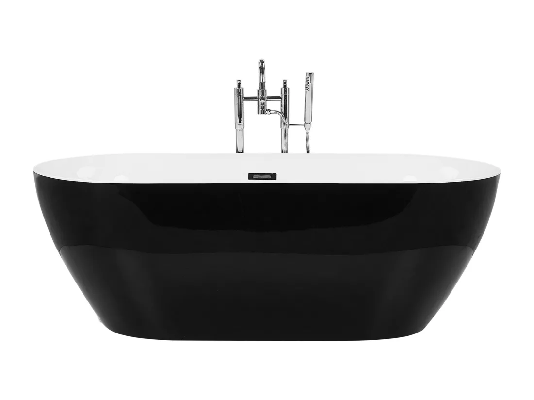 Baignoire îlot noire 170 x 80 cm CARRERA