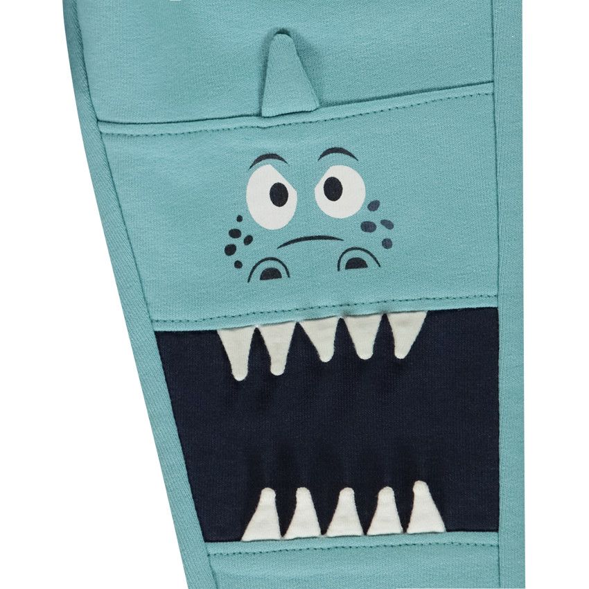 Jogging ludique en molleton pour bébé garçon - Bleu moyen