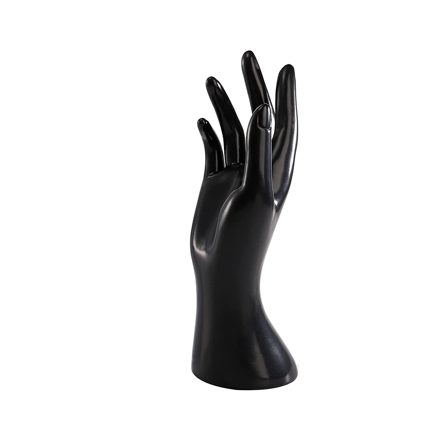 (22cm) Ringhalter Hand Schmuck Organizer für Ringe / Armbänder / Uhren - Schwarz