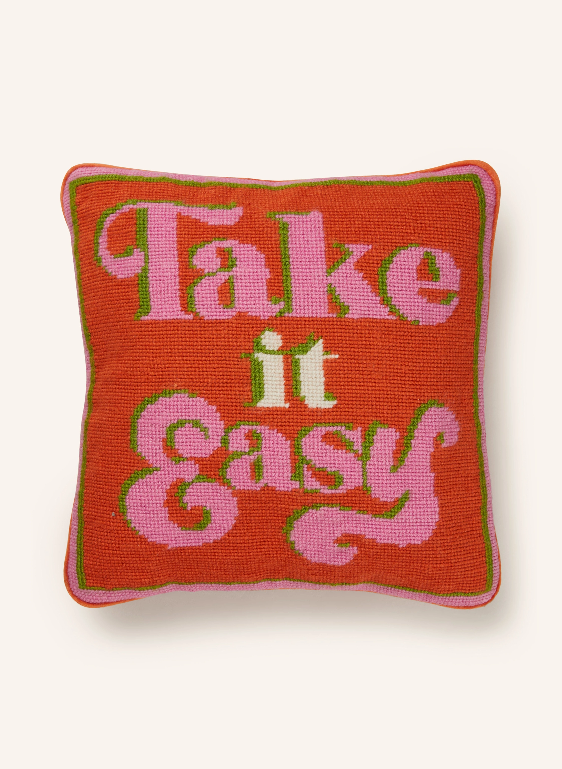 JONATHAN ADLER Dekokissen TAKE IT EASY mit Daunenfüllung