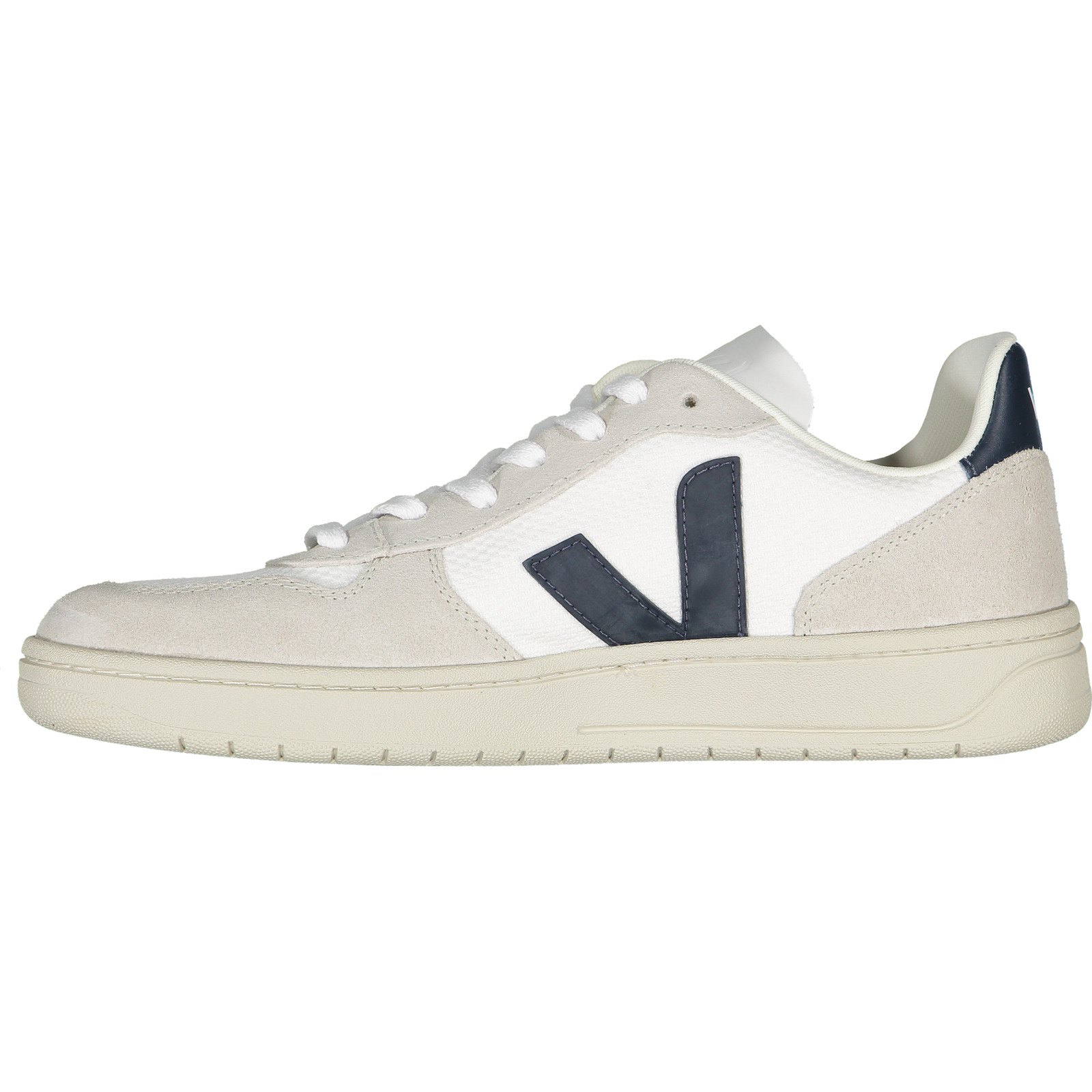 Veja Herren-Sneaker V-10 B-Mesh White Nautico 42