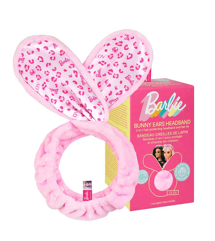 GLOV - *Barbie* - Faixas de cabelo com orelhas de coelho - Pink Panther