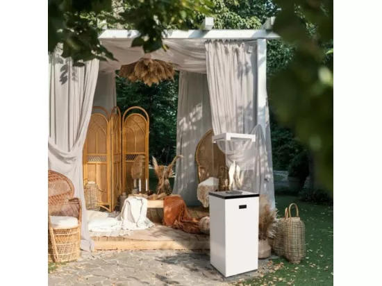 CHAUFFAGE EXTÉRIEUR GAZ PATIO LIGHT BLANC