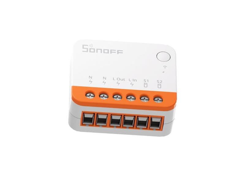 SONOFF WLAN-Lichtaktor MINIR4, 2400 W, 1-fach Extra kleiner MINI Extreme Wi-Fi Smart Switch