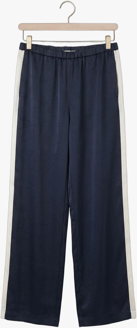 blauwe dante6 pantalon dare striped satin pants