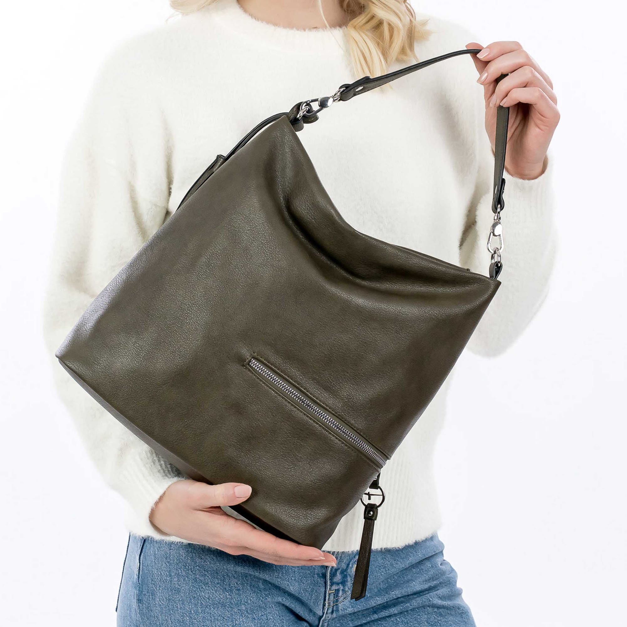 Sac de shopping vert