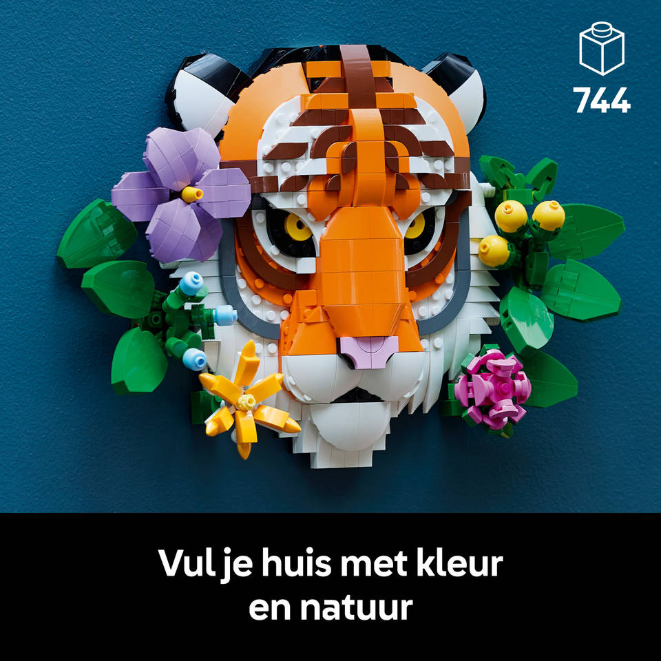 LEGO Art de Faunacollectie tijger 31217