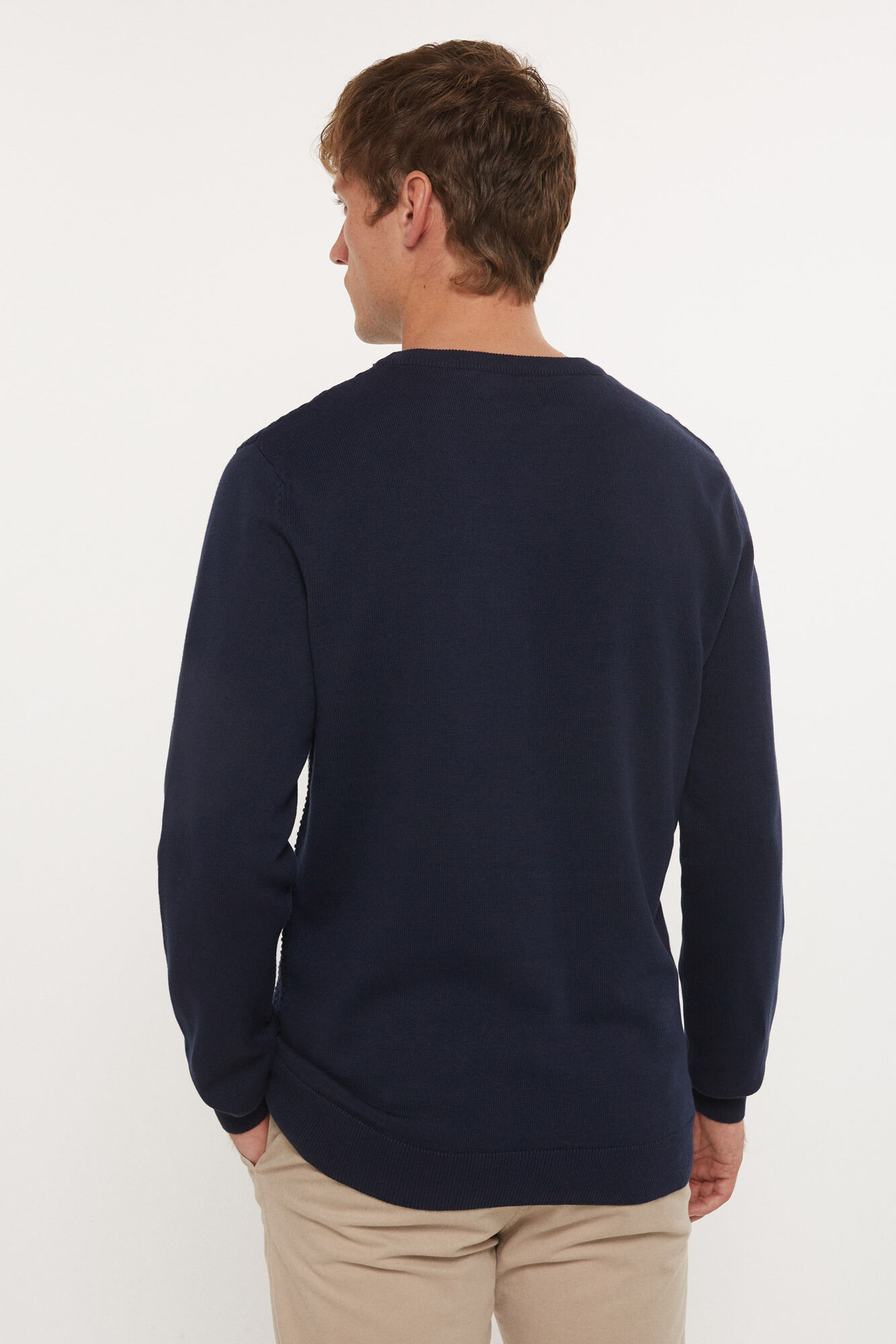 Suéter de malha jacquard