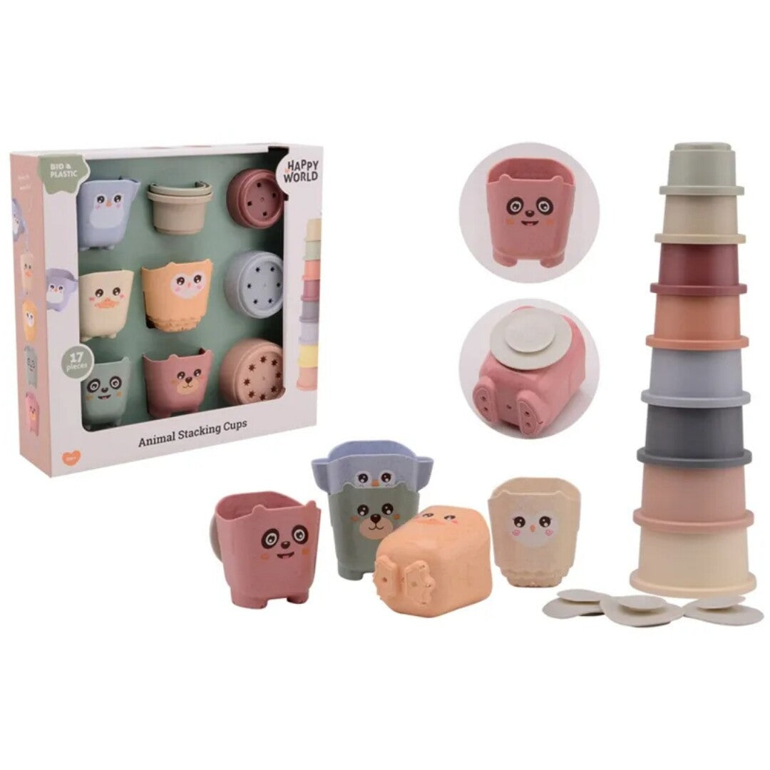 Happy world stapelbekers dieren
