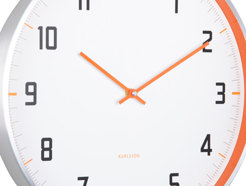 Wall Clock Sporty KA5969BY Bright yellow