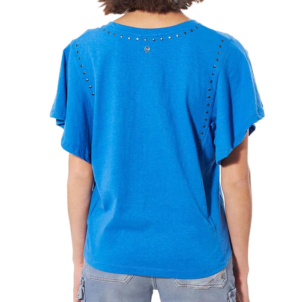 Kaporal T-shirt Bleu Femme Kaporal Karvi