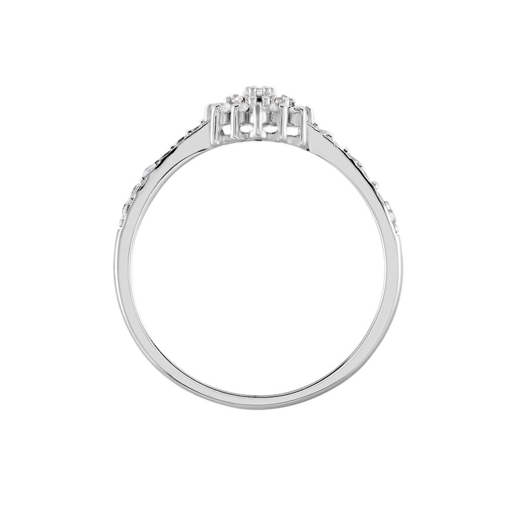 Bague Garoune Argent Blanc Oxyde De Zirconium