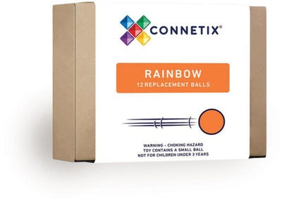Connetix Magnetiske Byggeklosser Rainbow Ball Pack 12 Deler
