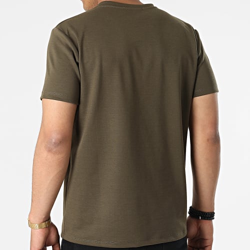 Tee Shirt Poche Oversize Large UY833 Vert Kaki