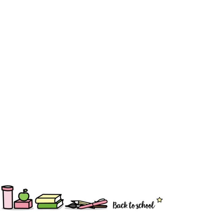 YH Tekent | Back to school | fotokaart