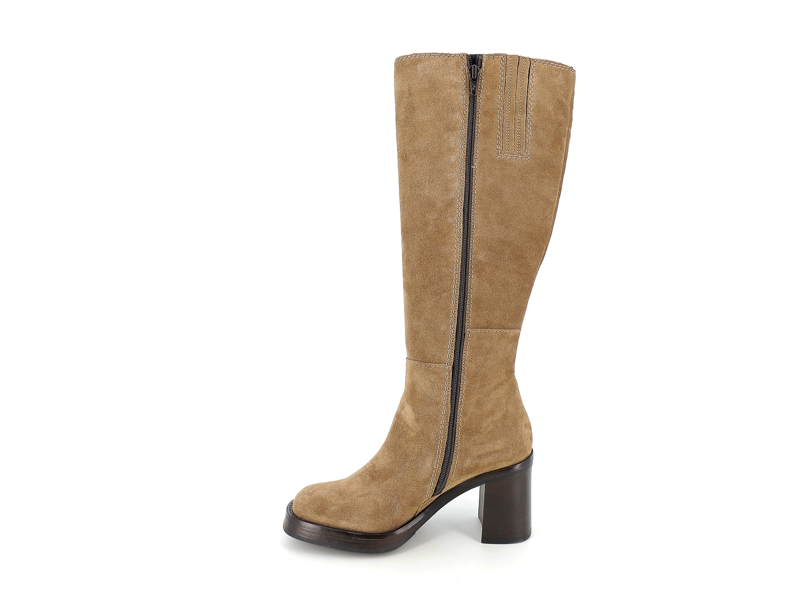 Tamaris-25549 Nubuck Velours Marron