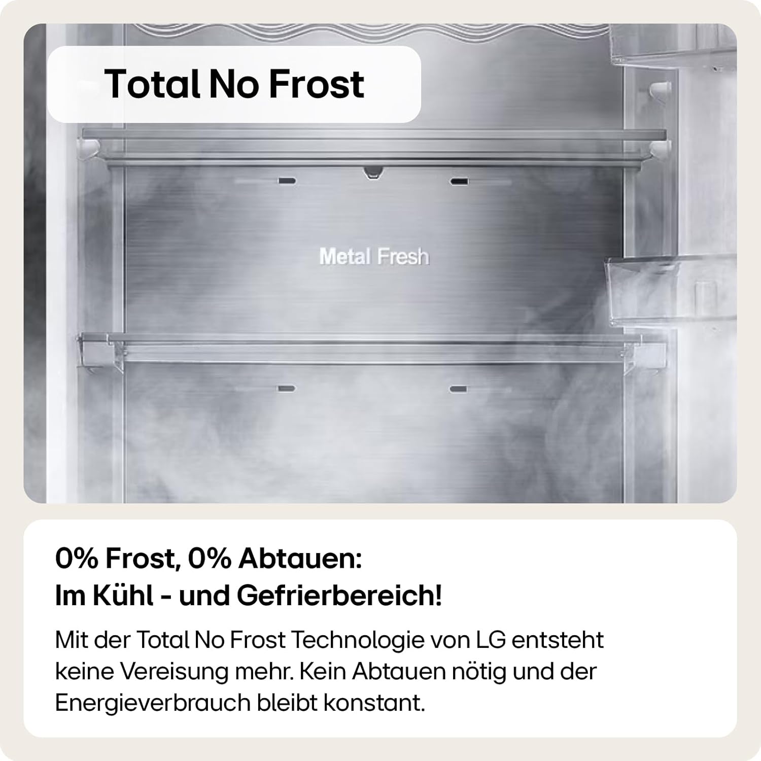 LG GML861EPPE Side by Side Slim Kühlschrank, Klasse E, 506 L, Multi-Door Kühlschrank mit Gefrierfach, Eis-, Crushed Ice- Wasserspender mit UVnano, Total NoFrost, Smart Inverter Kompressor, Wi-Fi