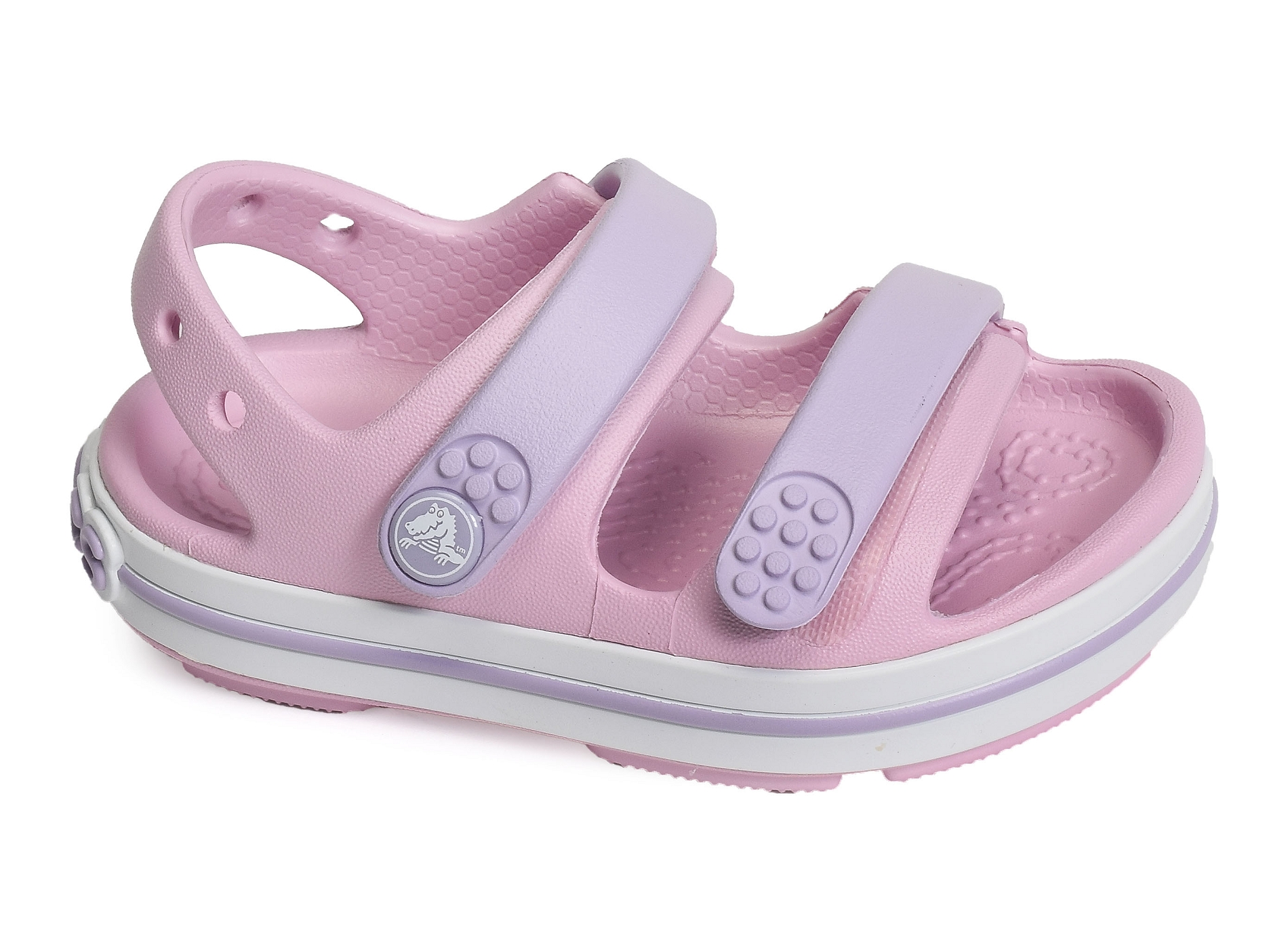 Crocband cruiser sandal girl rose lavande