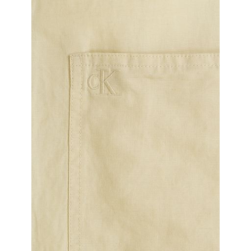Calvin Klein Jeans Kortærmet Skjorte, Green Haze, XL