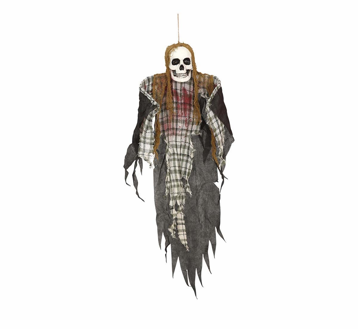 Halloween Pop Skelet Geruit 1,2m