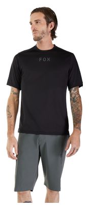 Maillot Manches Courtes Homme Fox Ranger Wordmark Noir