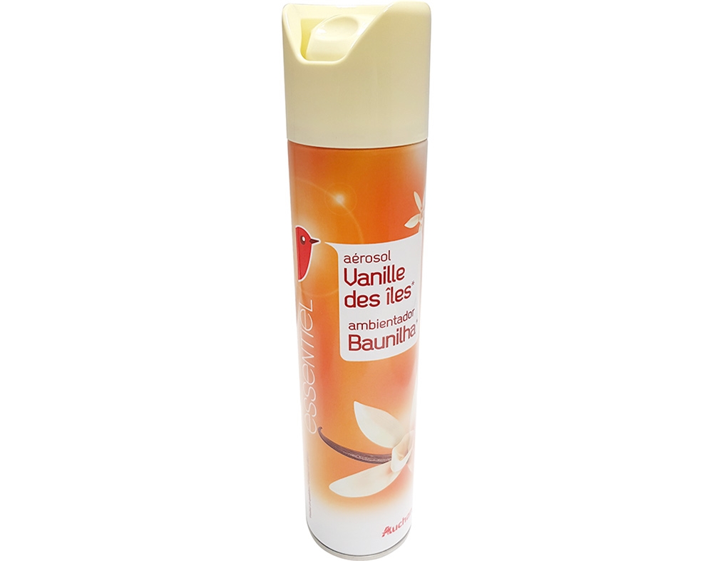 AMBIENTADOR AUCHAN AEROSSOL BAUNILHA 300ML