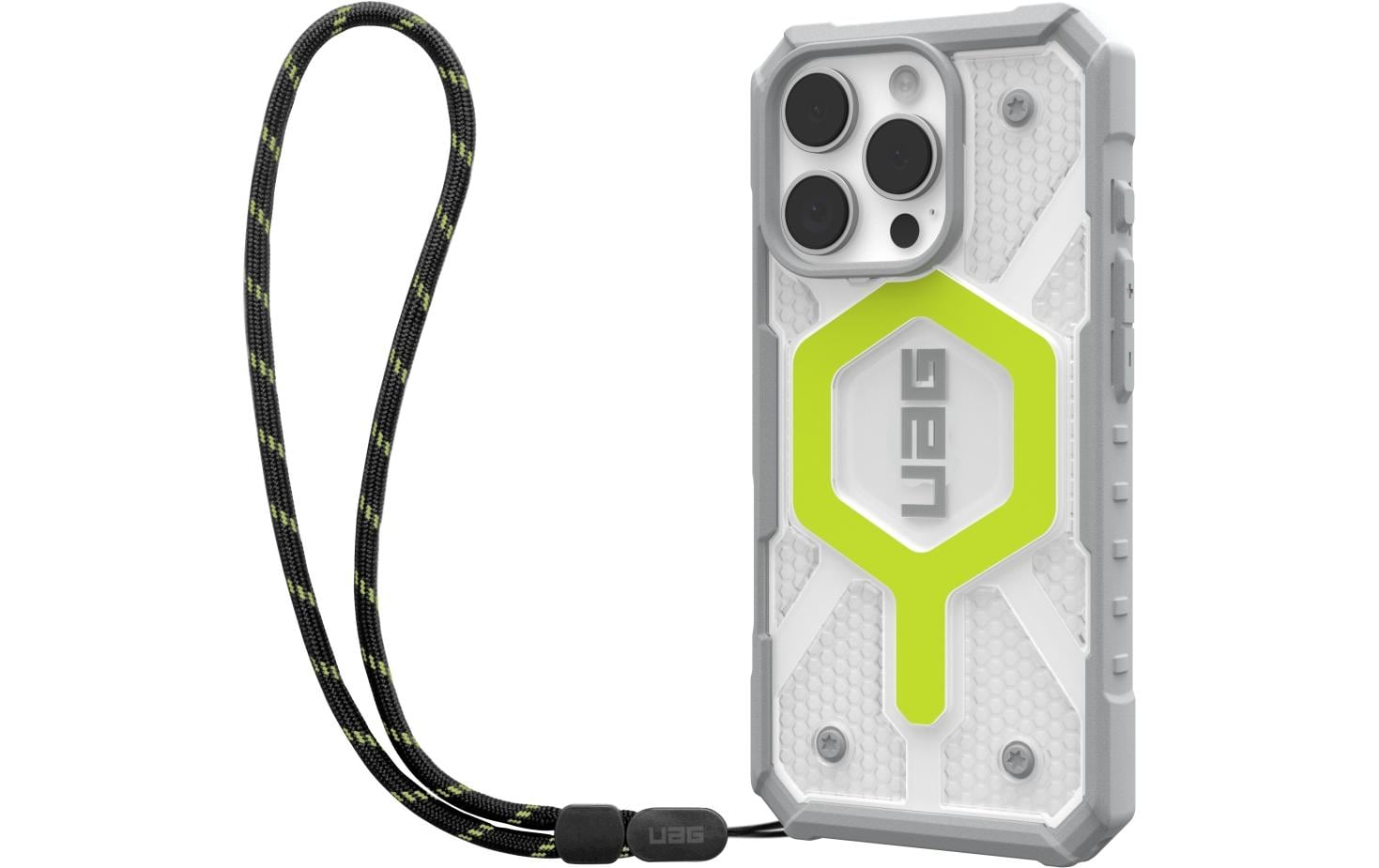Pathfinder Clear Magsafe Case + Lanyard iPhone 16 ProSchutzhülle für das Apple iPhone 16 Pro