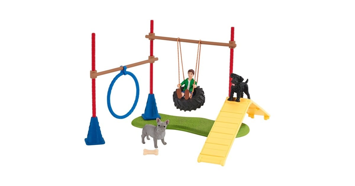 SchleichFarm World - Speelplezier voor honden speelfiguur  (42536)