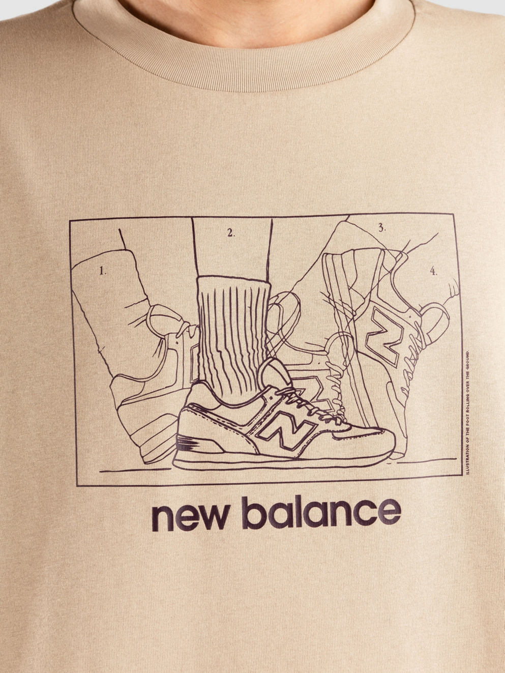 New Balance Athletics Relaxed Science T-Shirt stoneware