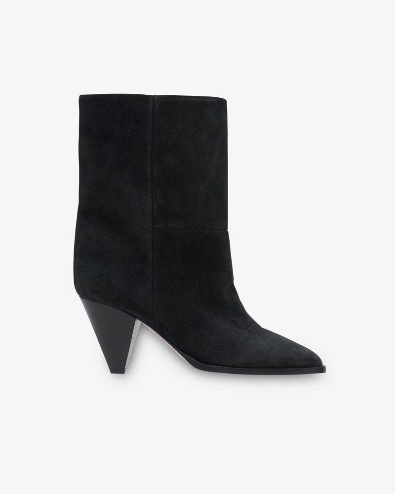 BOTTINES EN CUIR VEAU VELOURS ROUXA