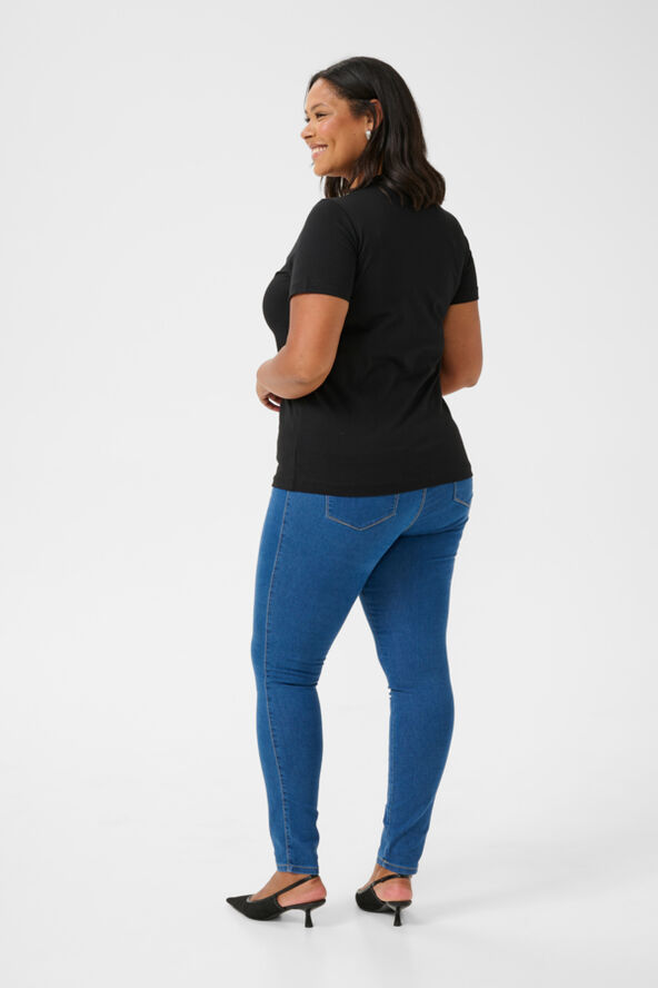 Kaffe Curve KCviana T-Shirt Black deep
