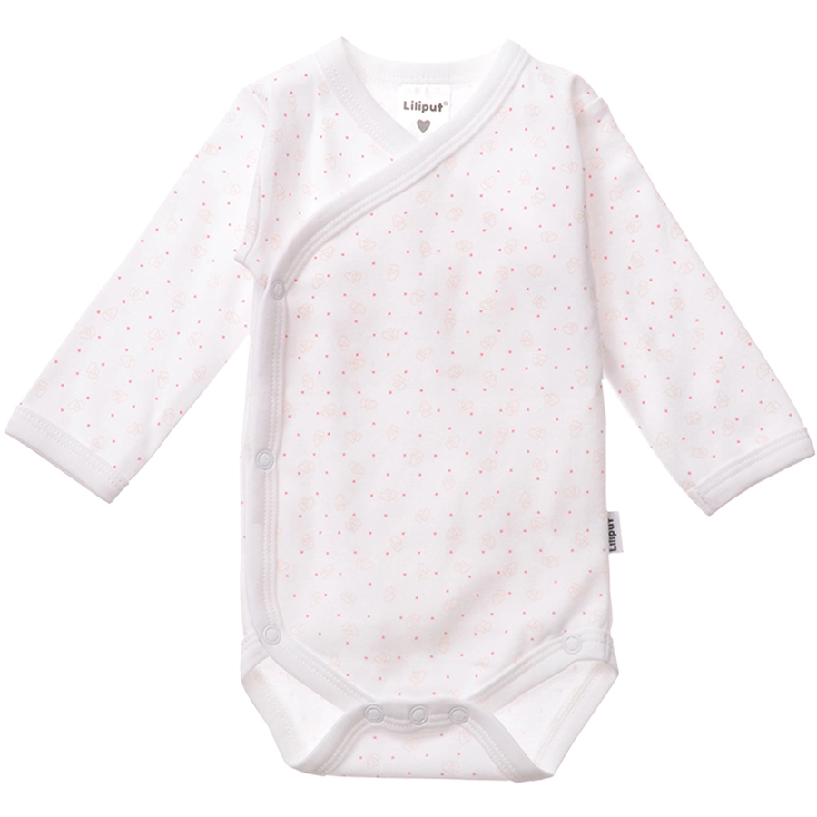 Liliput Wickelbody weiss-rosa