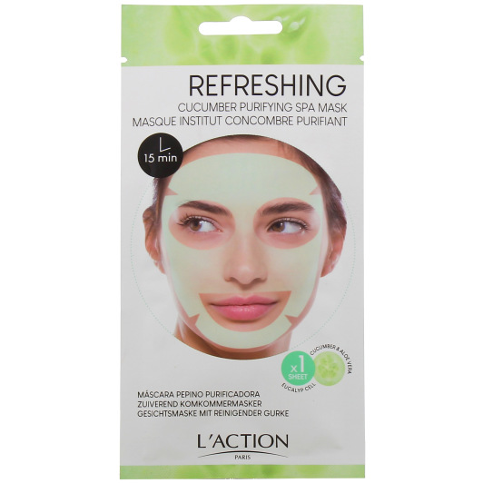 Masque visage purifiant au concombre L'Action Paris