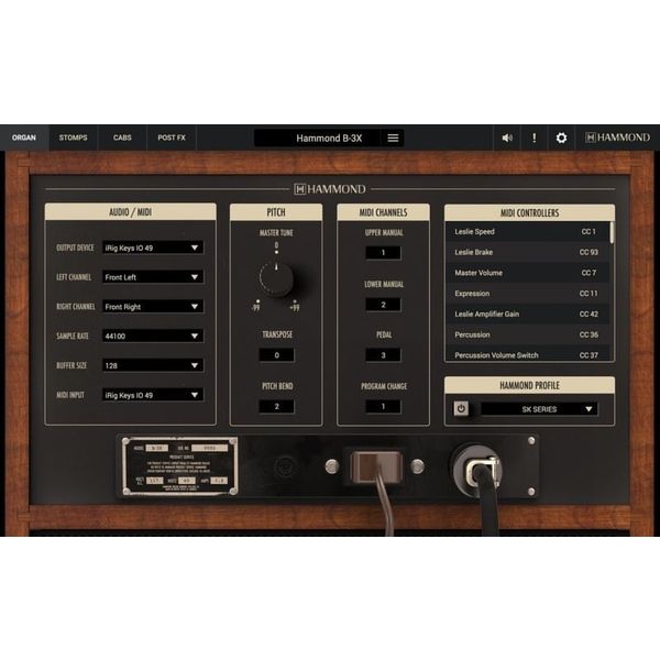 IK Multimedia Hammond B-3X