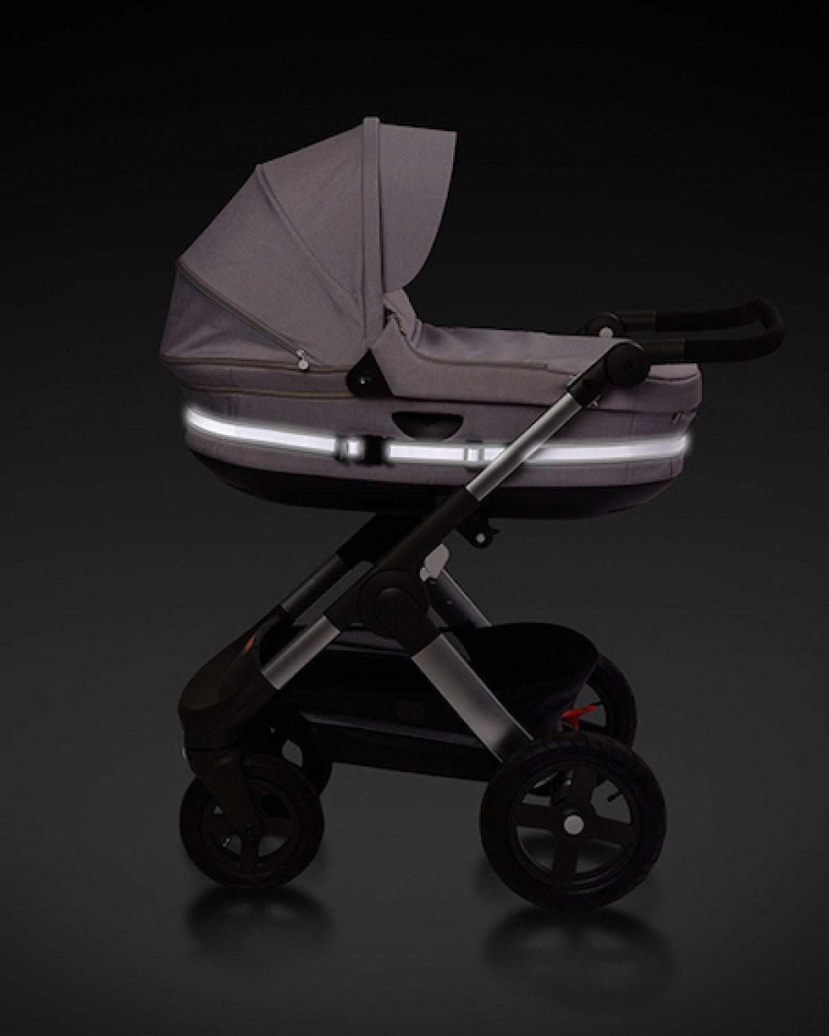 Refleksstropp til barnevogn – Universal | Strekkes fra 80 cm til 3 m