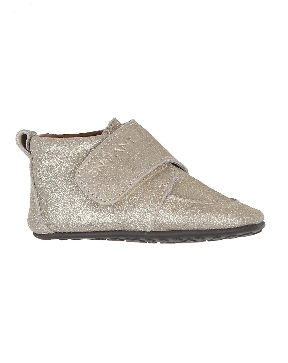Krabbelschuhe SUEDE VELCRO in champagne beige