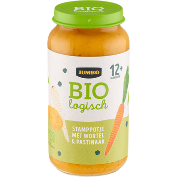 Jumbo Biologisch Babyvoeding Stamppotje met Wortel & Pastinaak 12+ Maanden 250 g
