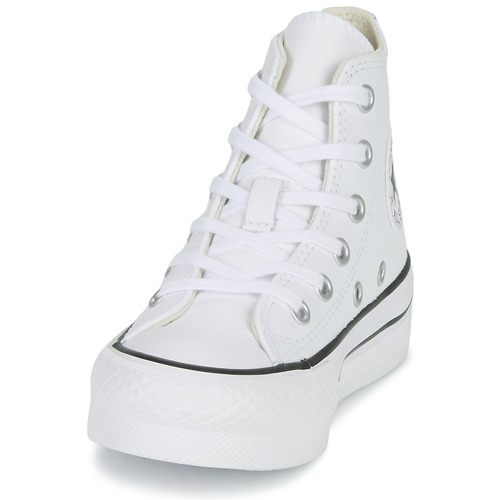 Converse - Chuck Taylor All Star Eva Lift Leather Foundation Hi - Blanc