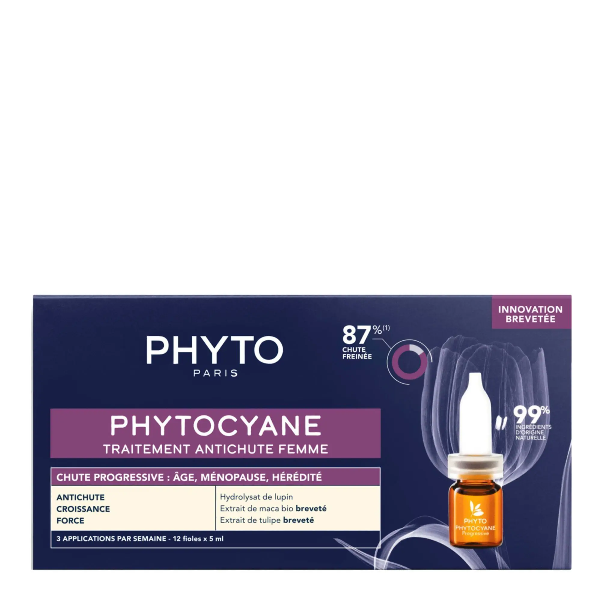 Phyto - Traitement Antichute Femme Chute Progressive 60ml - Cheveux fragilisés/ chute de cheveux