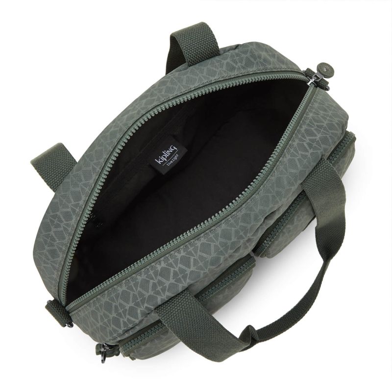 Sac épaule Cool Defea 33 cm Sign Green Embosse