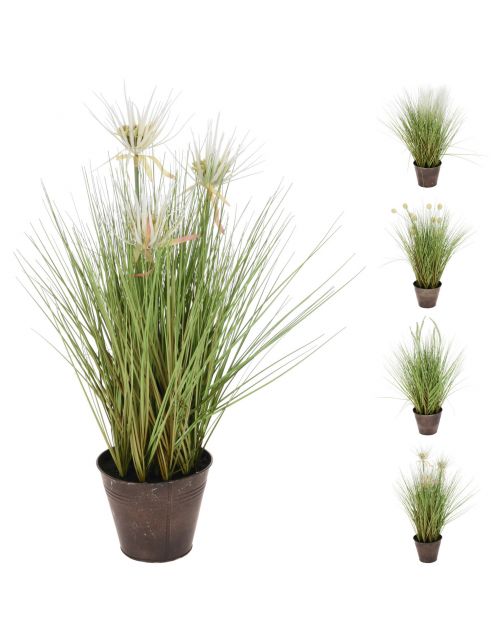 Homestyle Sprietplant In Pot - Kunstplanten - 60 cm 4 Assorti