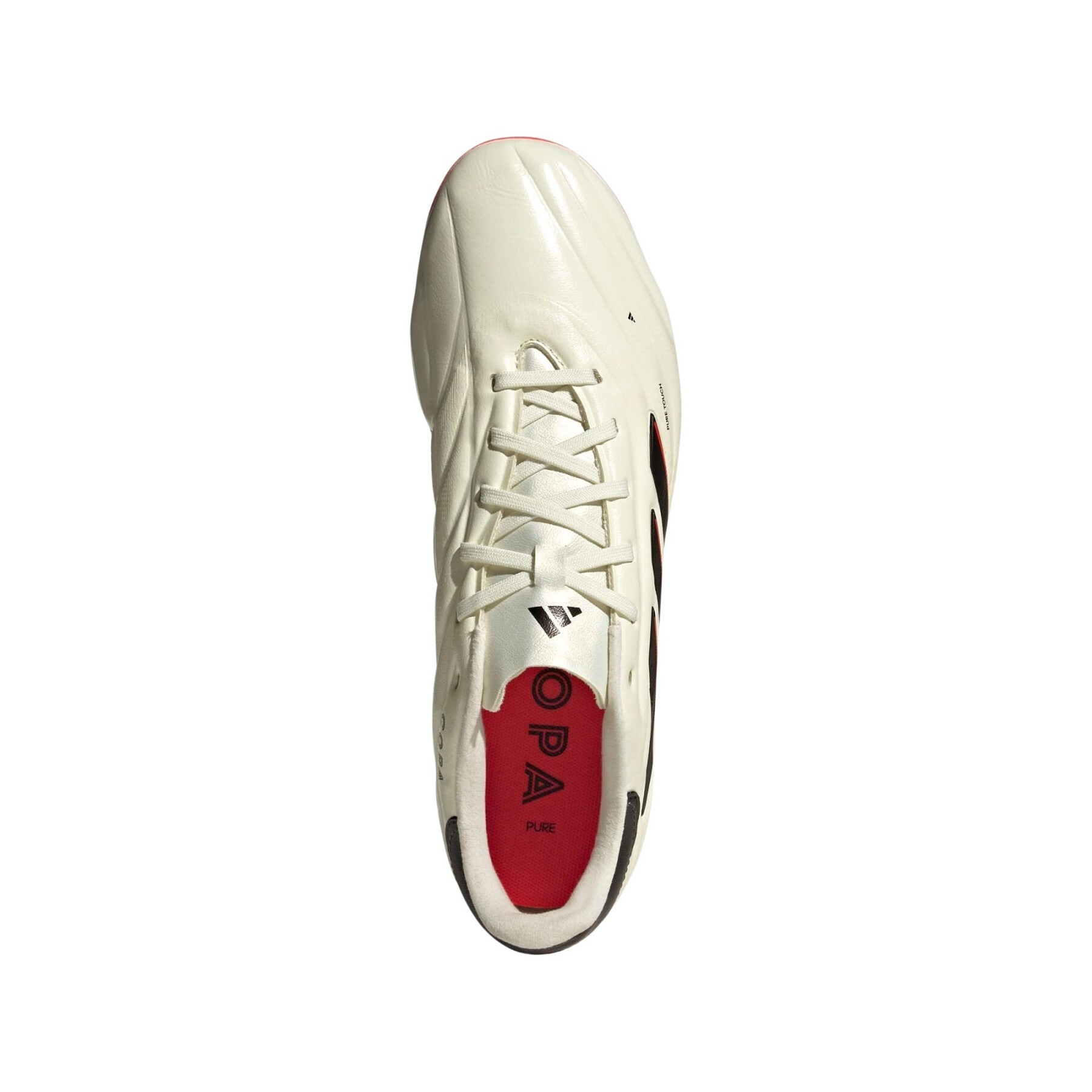 Copa Pure II Pro MG Ivory/Core Black/Solar Red