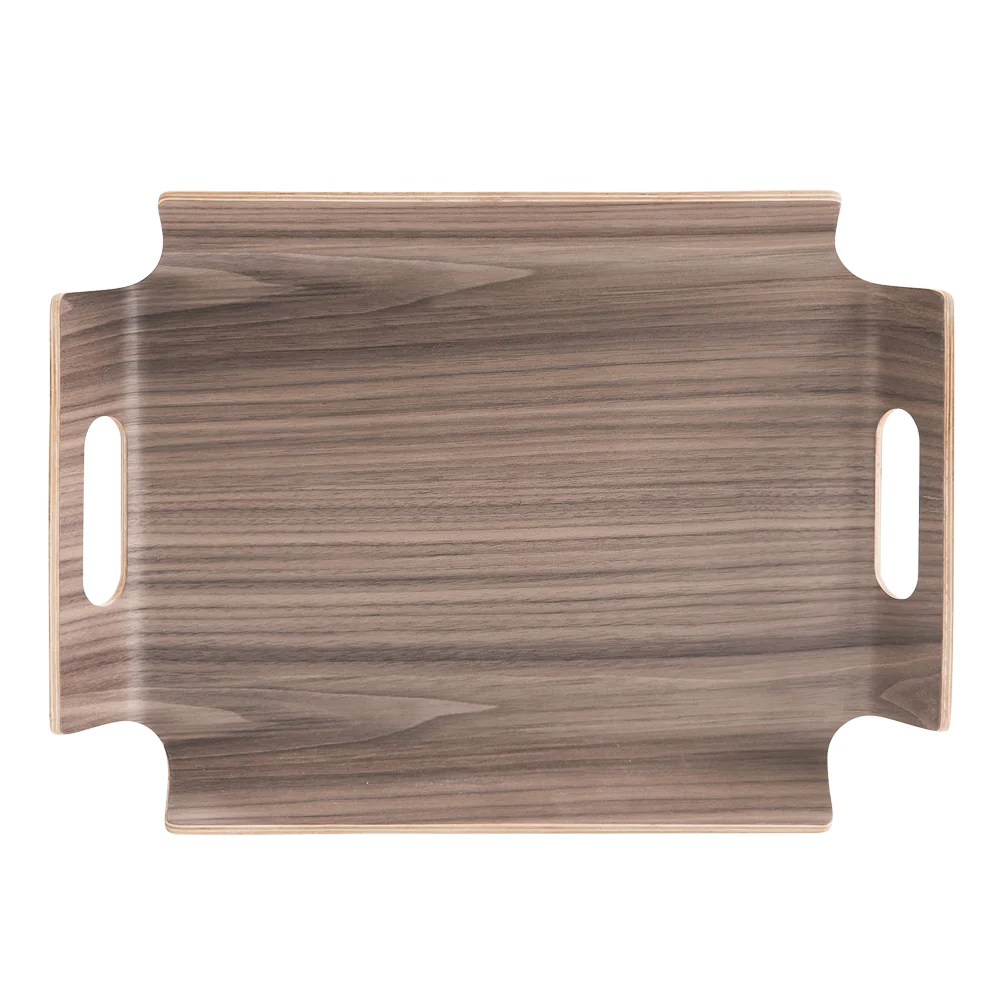 Plateau no angle 39.5x28.5 cm brun Table passion