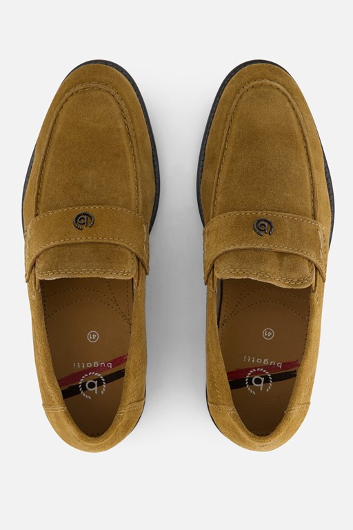 Bugatti instappers beige Suede
