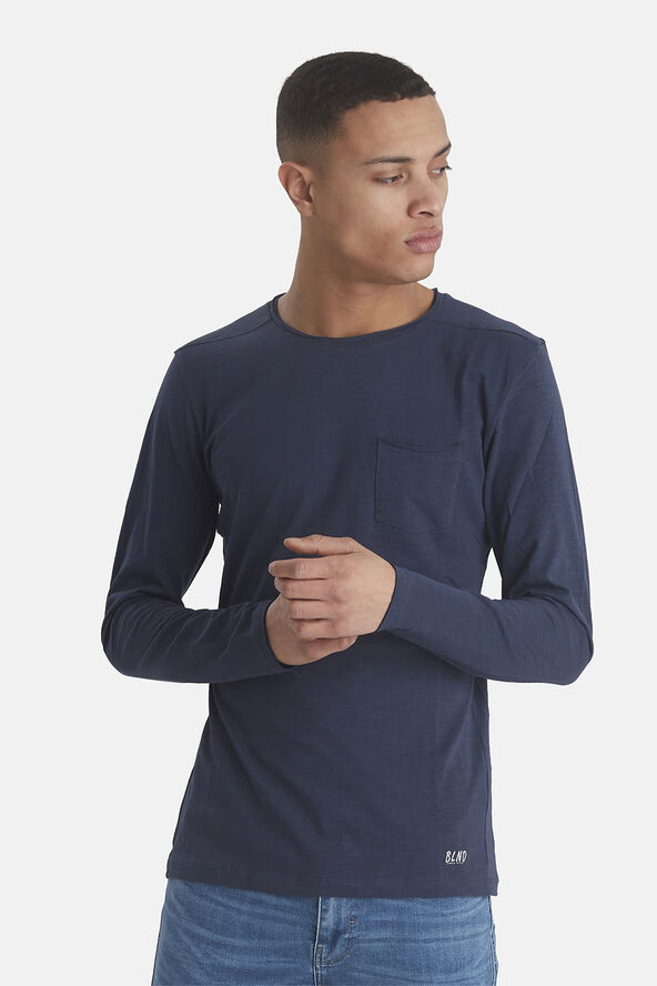 Blend BHNICOLAI tee l.s. NOOS Navy