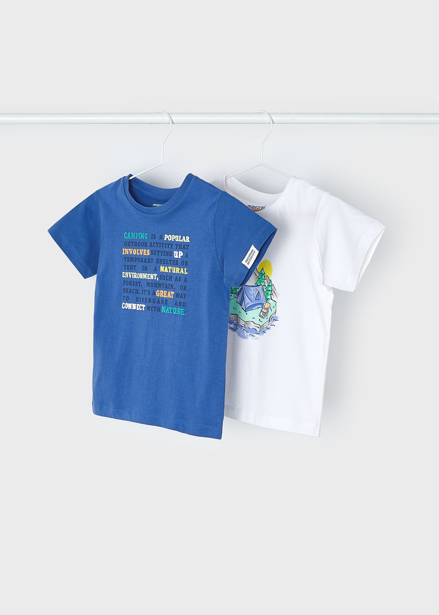 Conjunto de 2 camisetas Better Cotton Kiwi para meninos