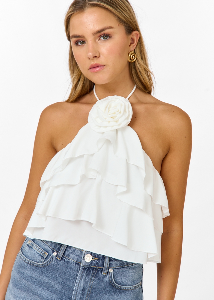 Mia halter top wit